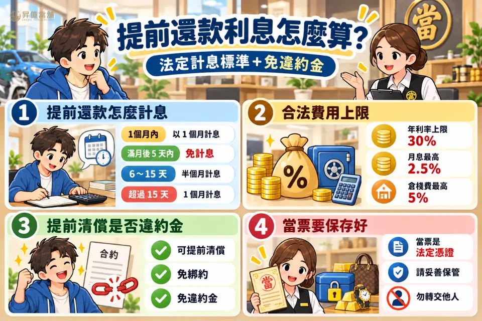 提前還款利息怎麼算?