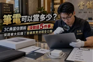當舖3C典當-筆電可以當多少？